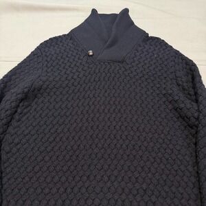Banana Republic 100% Pure Merino Wool Texture Sweater Old Money Preppy Men L4765